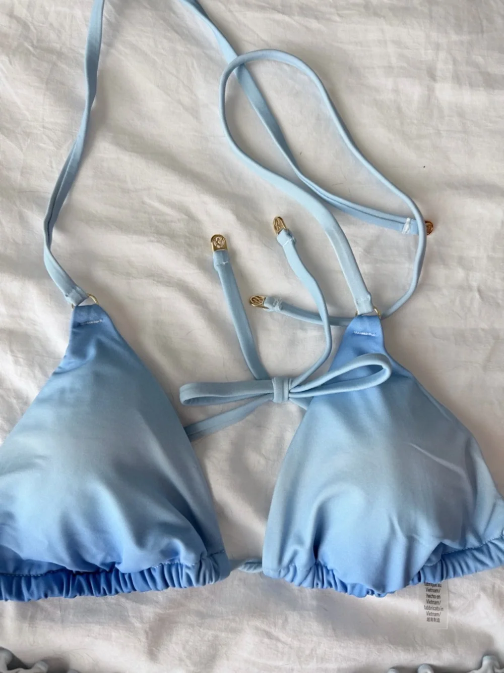 Victoria's Secret Light Blue Ombre TOP - Picture 2 of 3